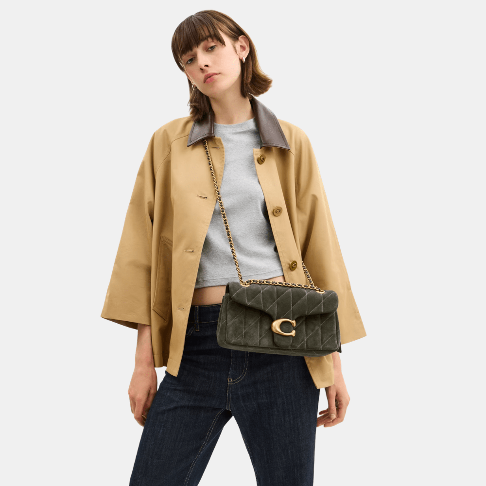 Coach Quilted Suede Tabby 26 Shoulder Bag - DIVA ONLINE STORE