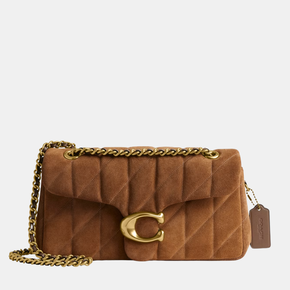 Coach Quilted Suede Tabby 26 Shoulder Bag