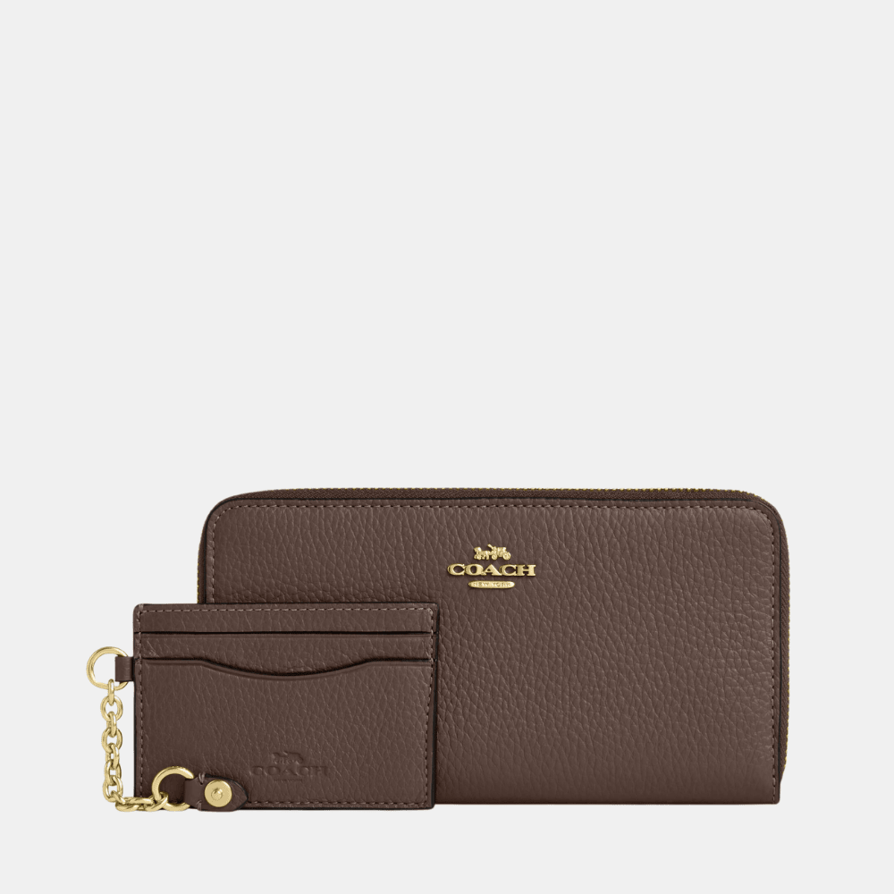 Coach Long Zip Around Wallet With Detachable Card Case - DIVA ONLINE STORE