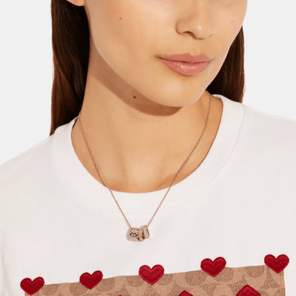 Coach Signature Enamel Rondell Necklace - DIVA ONLINE STORE