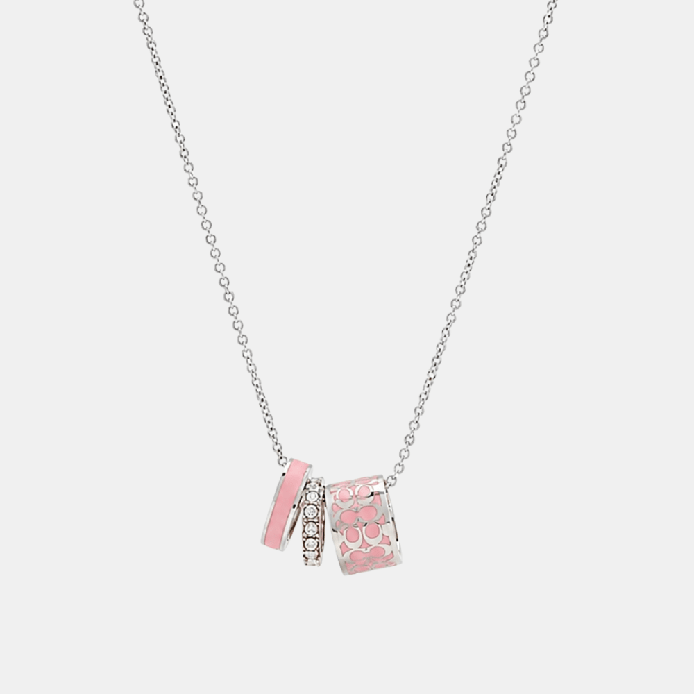 Coach Signature Enamel Rondell Necklace - DIVA ONLINE STORE