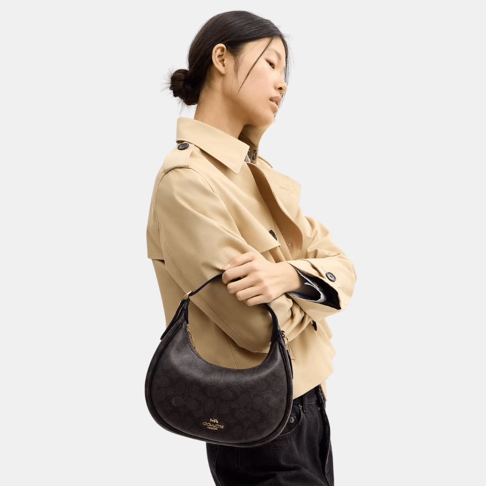 Coach Emily Shoulder Bag In Signature Canvas - DIVA ONLINE STORE