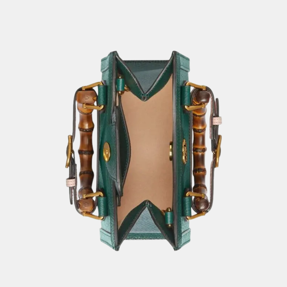 Gucci Diana Mini Tote Bag (Green)