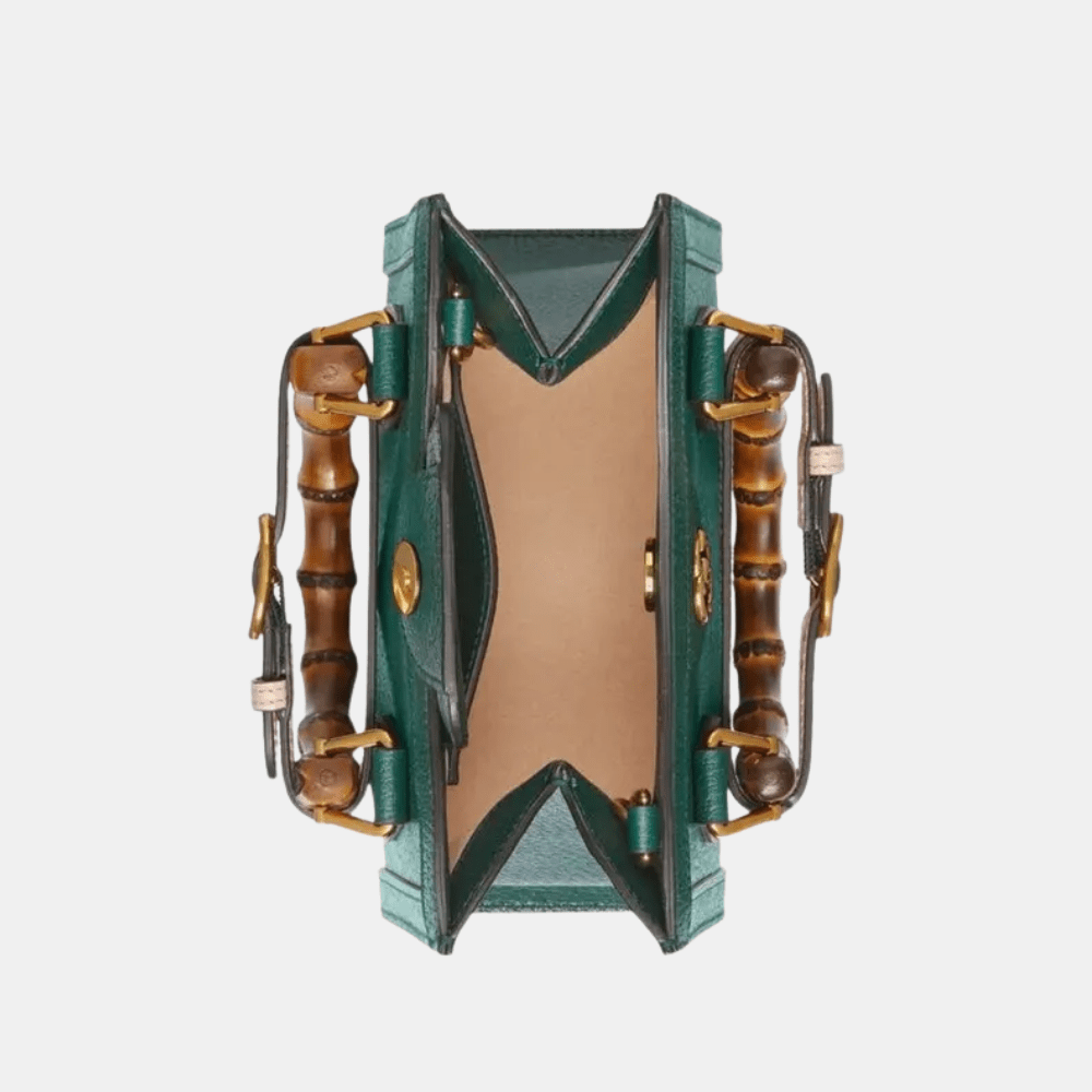 Gucci Diana Mini Tote Bag (Green) - DIVA ONLINE STORE