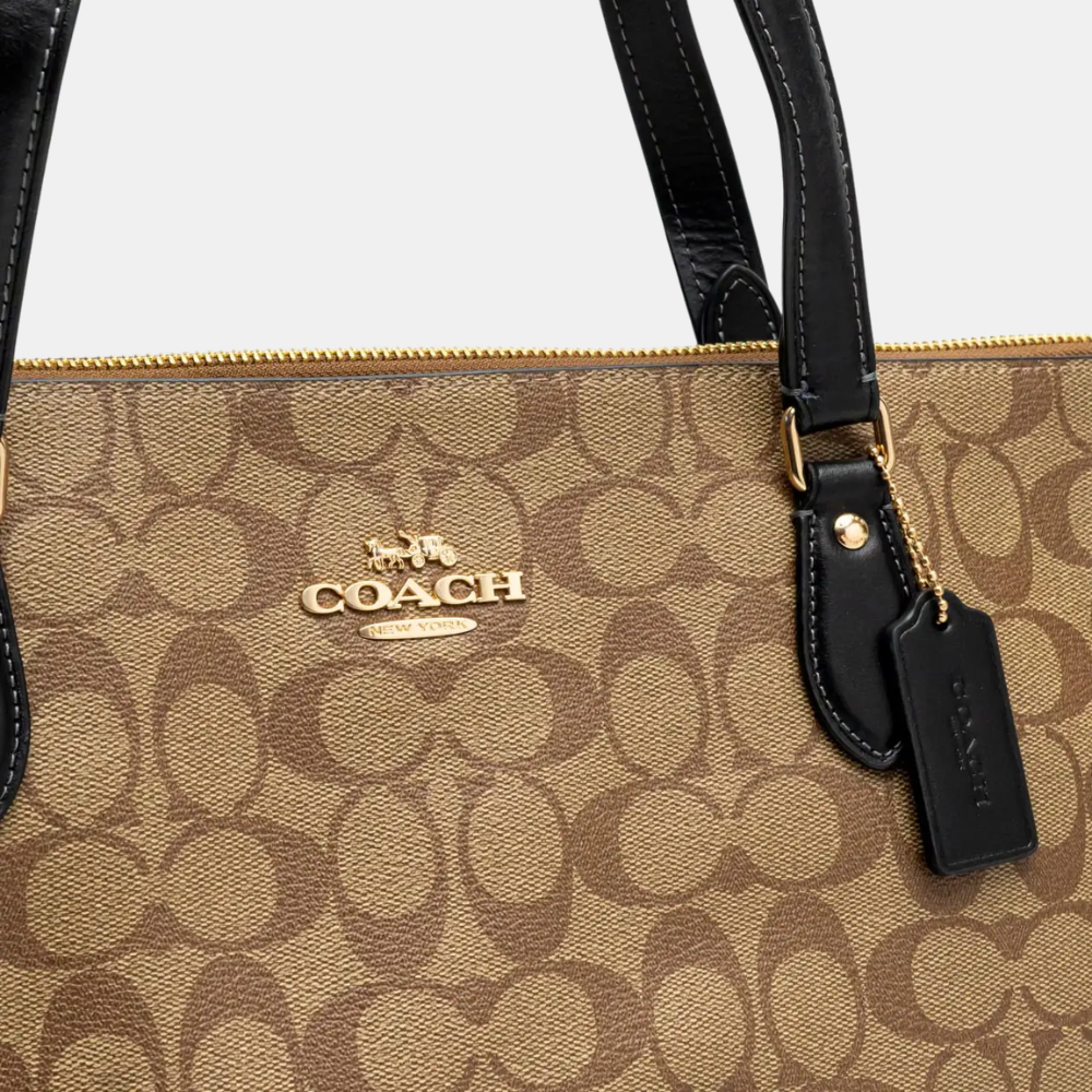 Coach Mollie Tote In Signature Canvas - DIVA ONLINE STORE