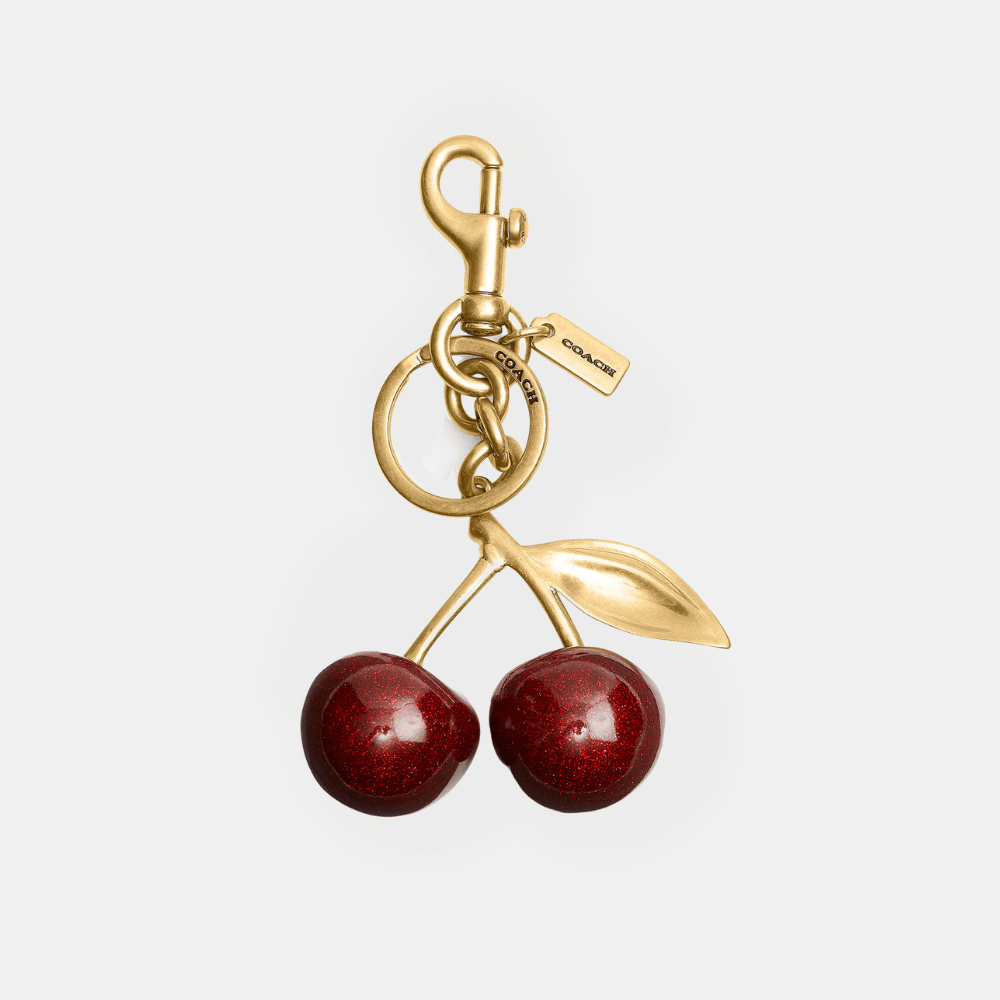 Coach Red Cherry Bag Charm - DIVA ONLINE STORE