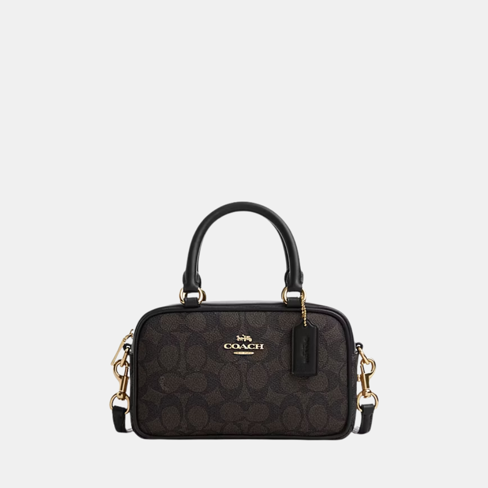 Coach Satchel Crossbody Bag In Signature Canvas