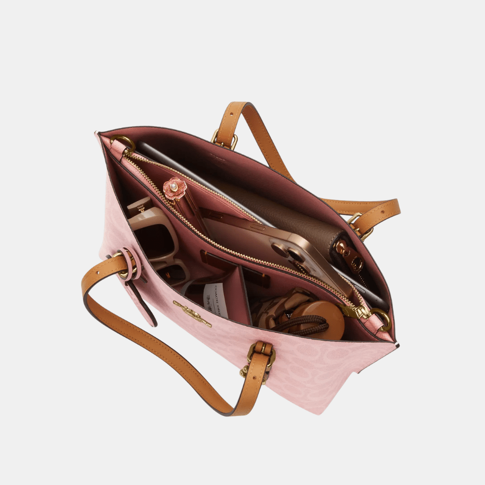 Coach Mollie Tote Bag 25 In Signature Canvas With Charms - DIVA ONLINE STORE