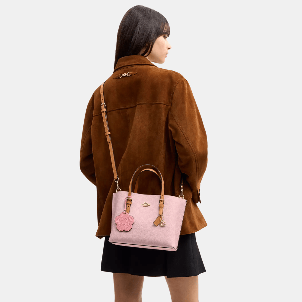 Coach Mollie Tote Bag 25 In Signature Canvas With Charms - DIVA ONLINE STORE