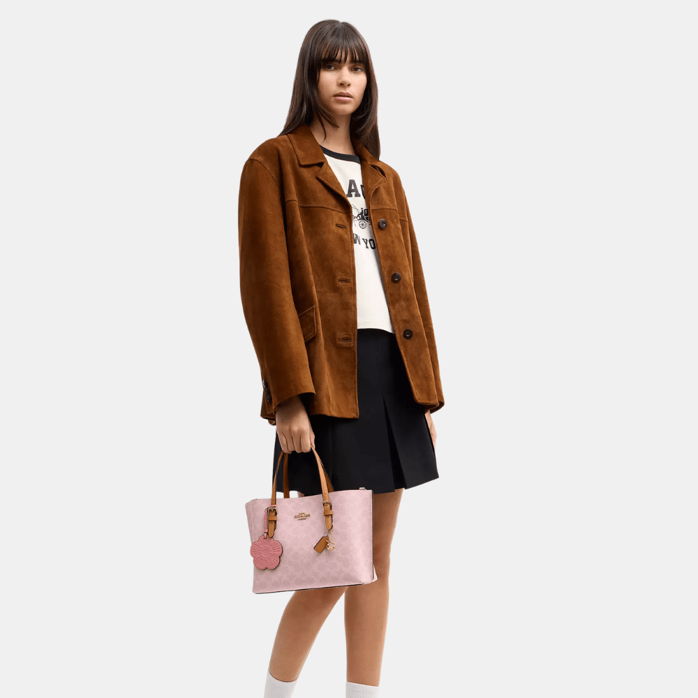 Coach Mollie Tote Bag 25 In Signature Canvas With Charms - DIVA ONLINE STORE