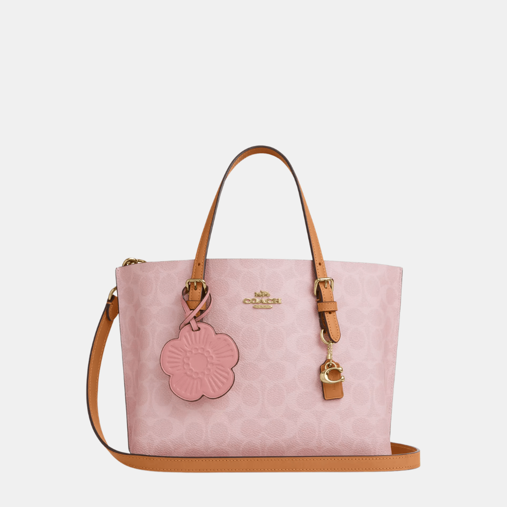 Coach Mollie Tote Bag 25 In Signature Canvas With Charms - DIVA ONLINE STORE