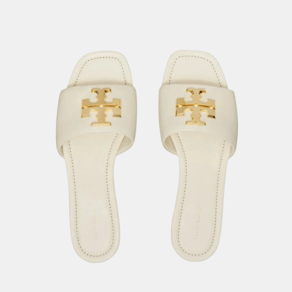 Tory Burch Eleanor Slide (Light Cream) - DIVA ONLINE STORE