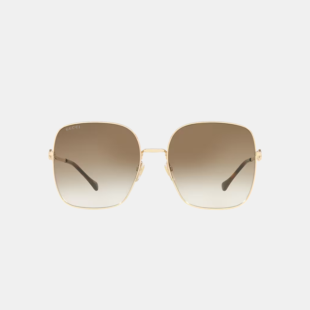 Gucci Square Sunglasses GG0879S (Gold/Yellow Gradient)