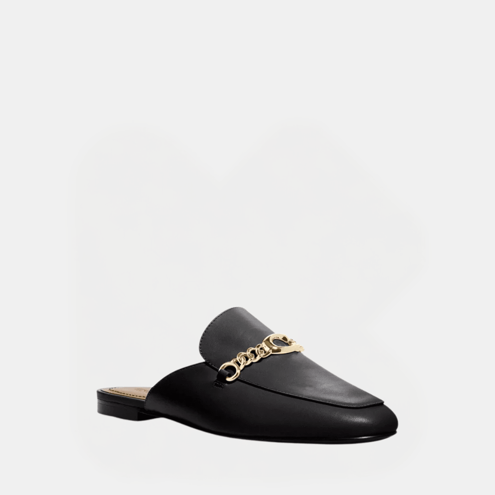 Coach Sofi Slides (Black) - DIVA ONLINE STORE
