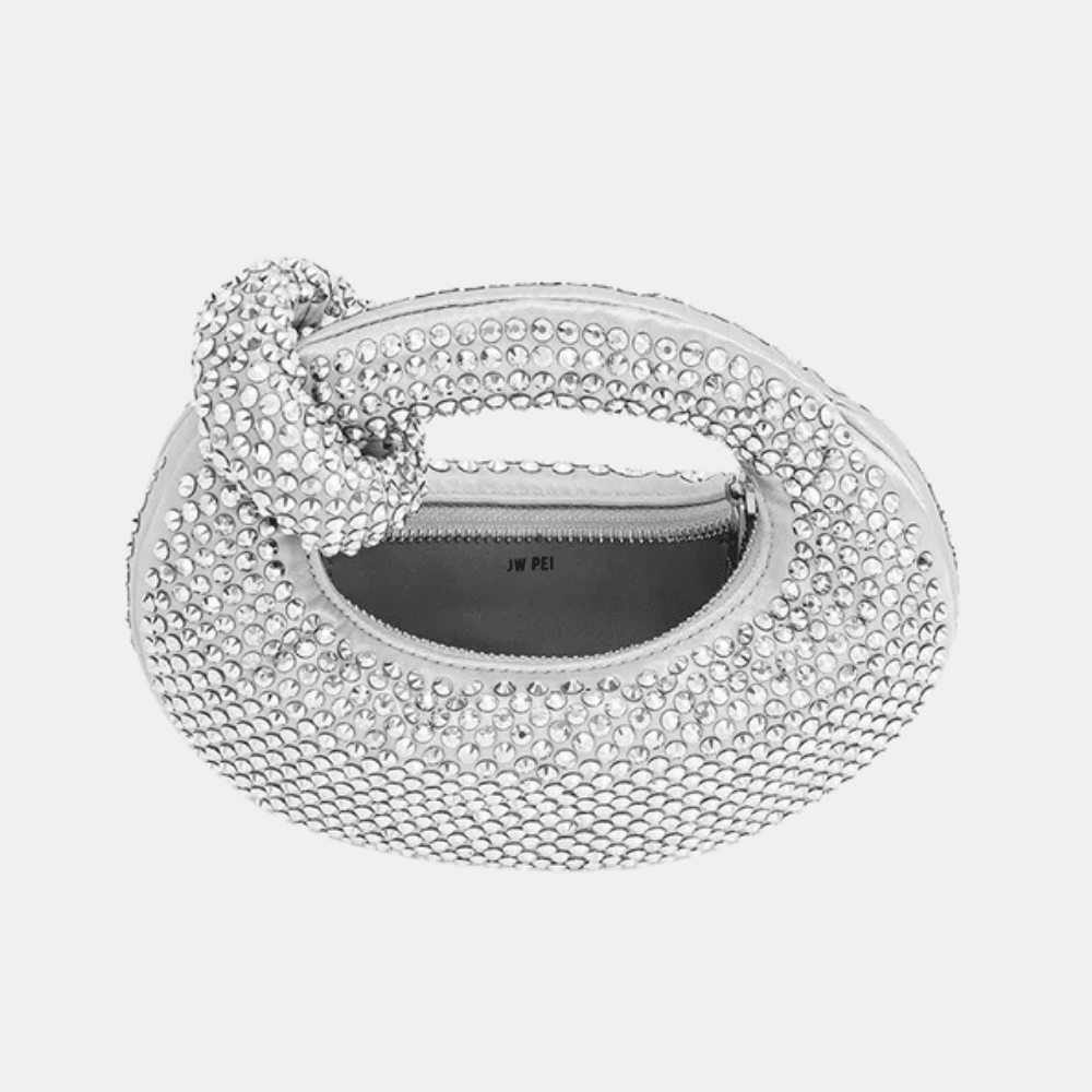 JW Pei Abacus Artificial Crystal Mini Top Handle Bag - DIVA ONLINE STORE