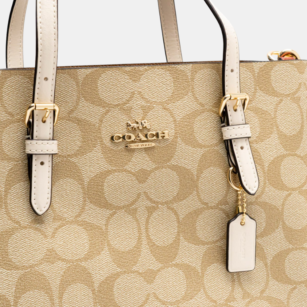 Coach Mollie Tote In Signature Canvas - DIVA ONLINE STORE