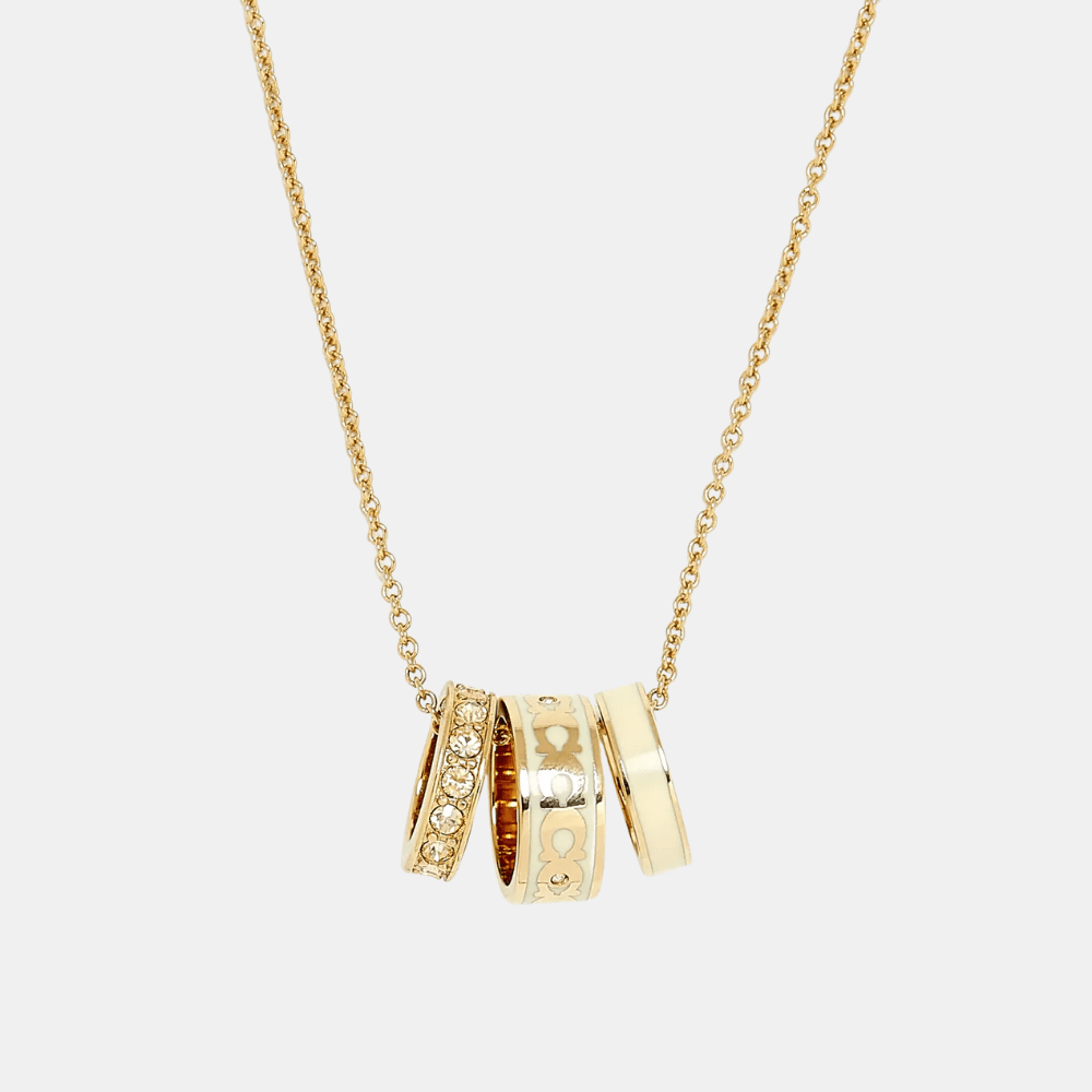 Coach Signature Enamel Rondell Necklace - DIVA ONLINE STORE