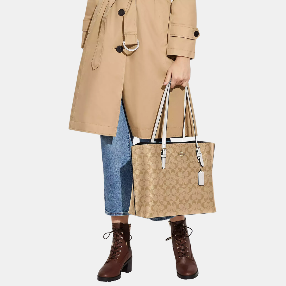 Coach Mollie Tote In Signature Canvas - DIVA ONLINE STORE