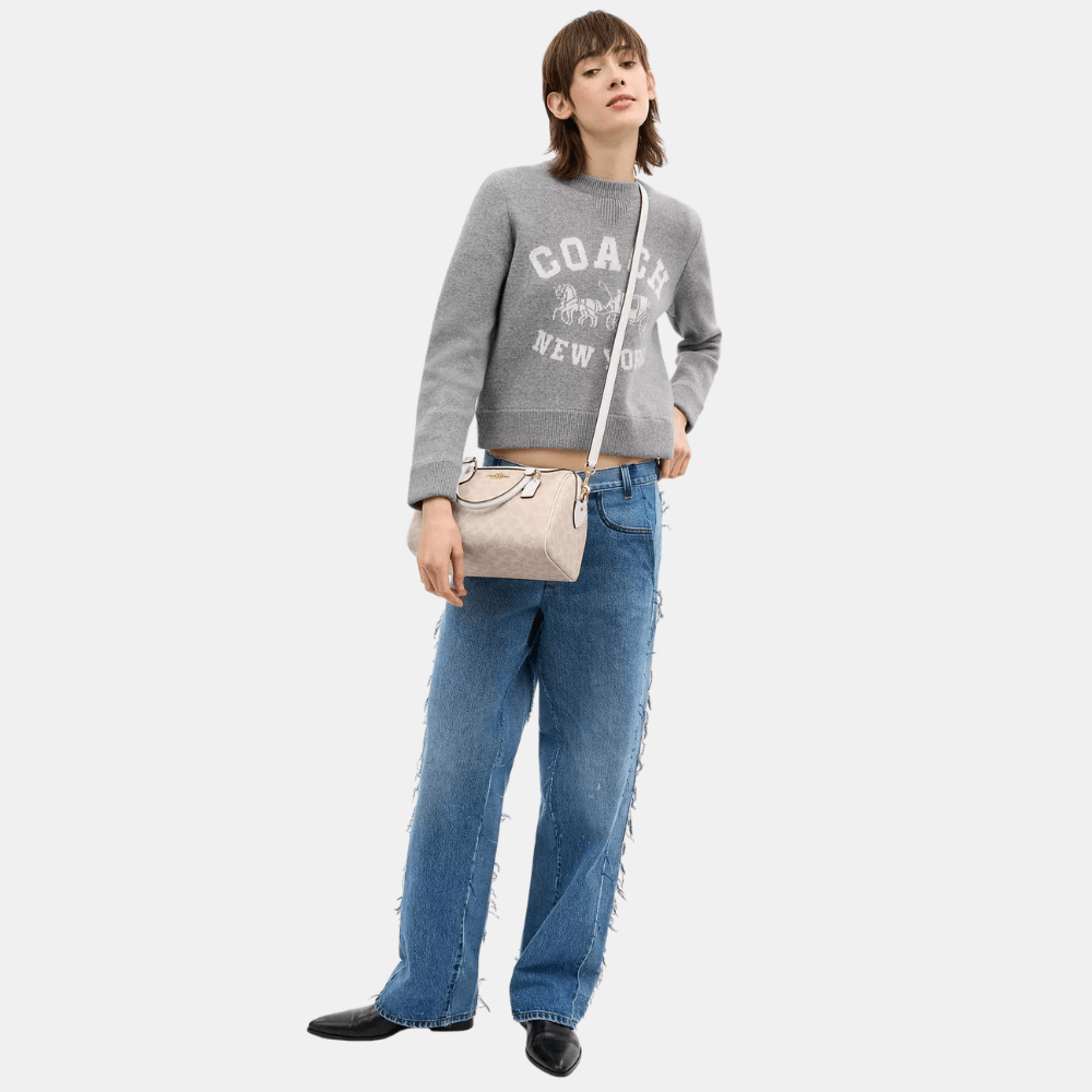 Coach Rowan Satchel In Signature Canvas - DIVA ONLINE STORE