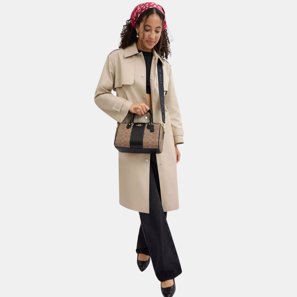 Coach Rowan Satchel Bag In Signature Canvas