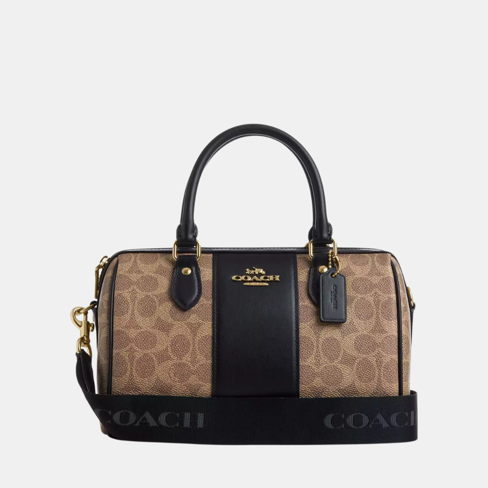 Coach Rowan Satchel Bag In Signature Canvas