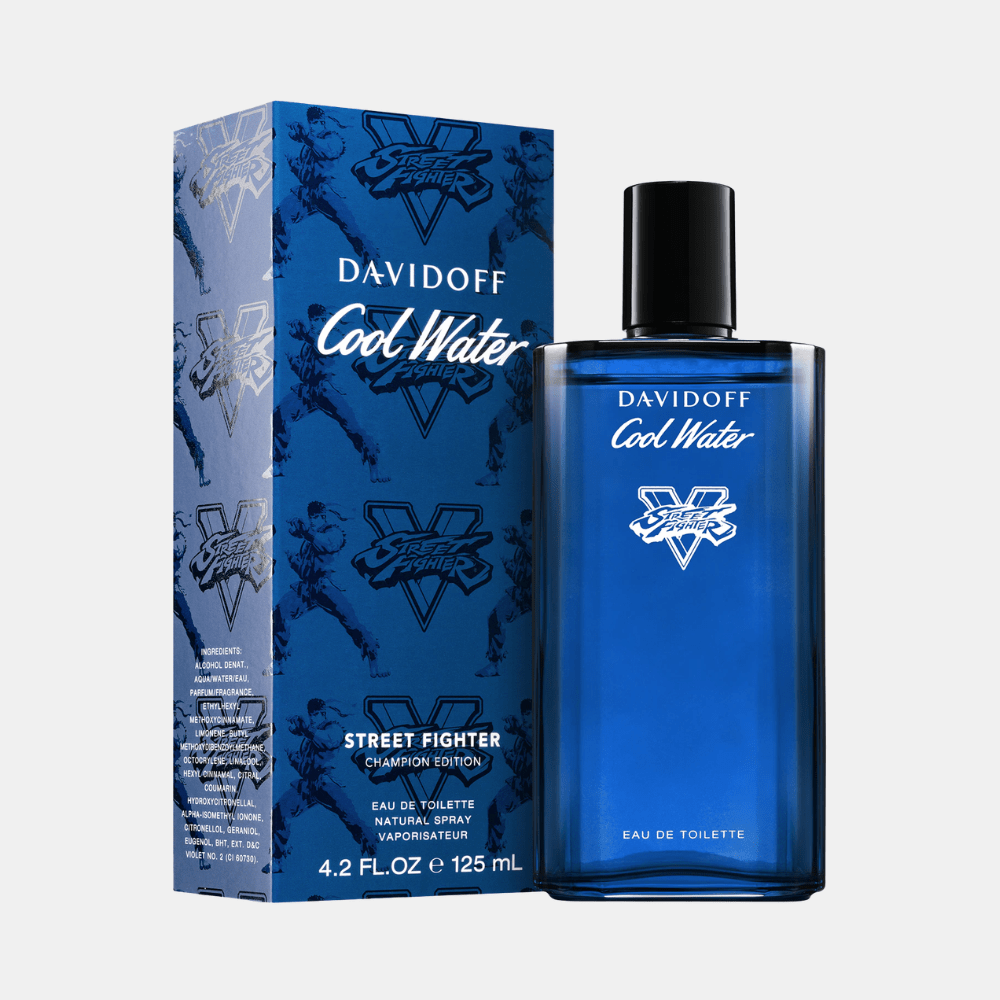 Davidoff Cool Water Street Fighter Champion Summer Edition For Men EDT 125ML - DIVA ONLINE STORE