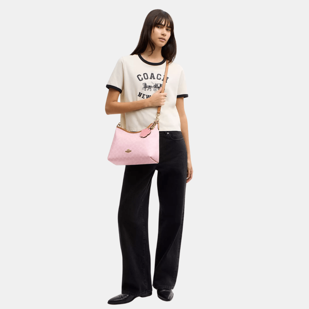 Coach Laurel Shoulder Bag In Signature Canvas With Charms - DIVA ONLINE STORE
