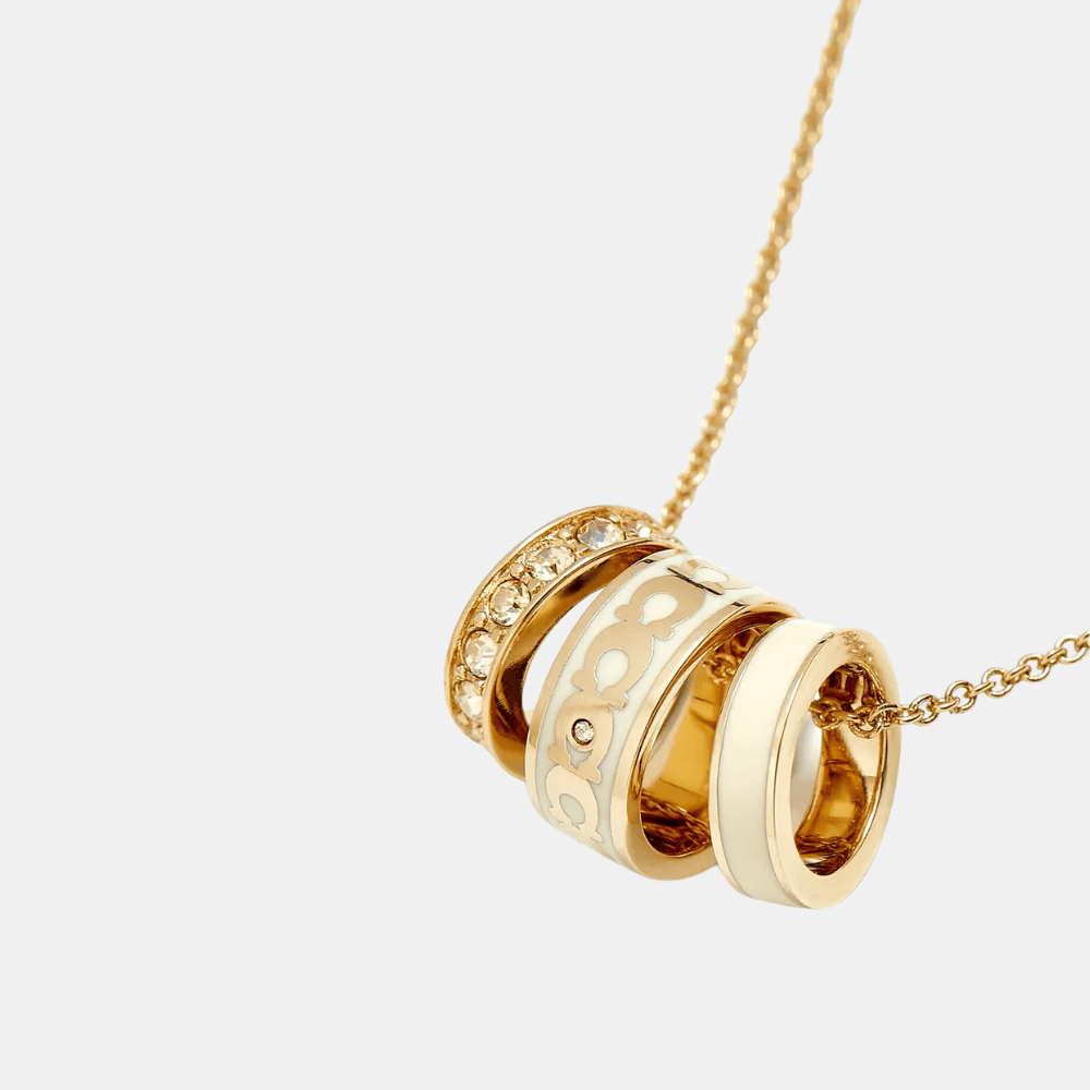 Coach Signature Enamel Rondell Necklace - DIVA ONLINE STORE