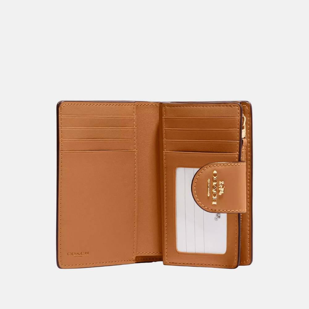 Coach Mini Wallet In Signature Canvas (Khaki Multi) - DIVA ONLINE STORE