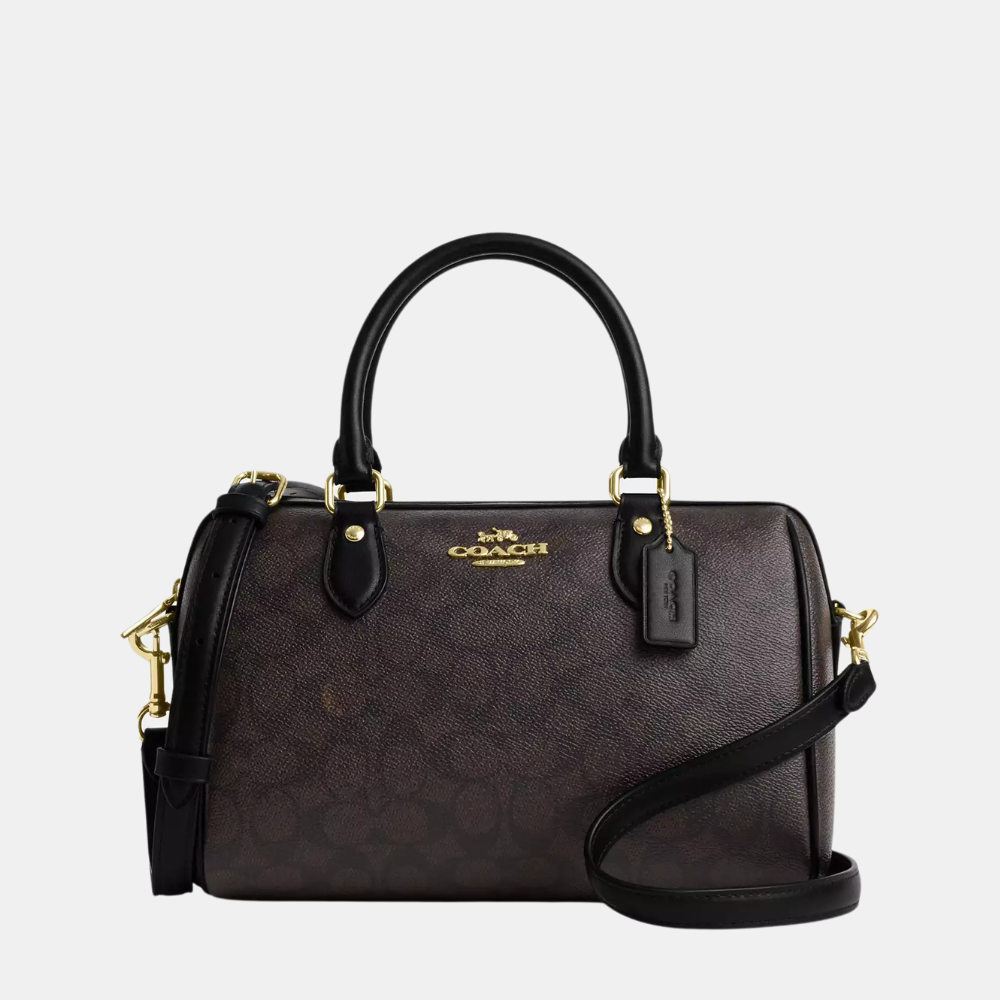 Coach Rowan Satchel In Signature Canvas