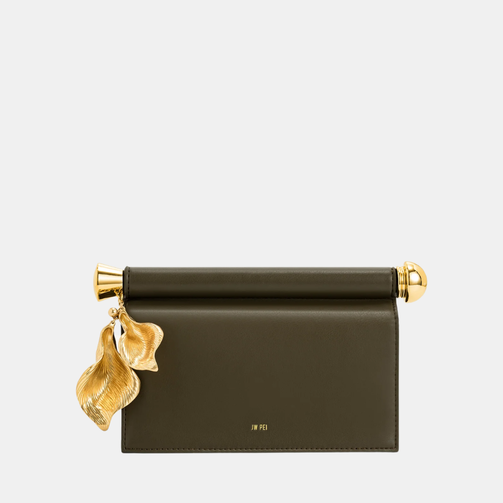 JW Pei Holly Metal Pendant Embellished Clutch
