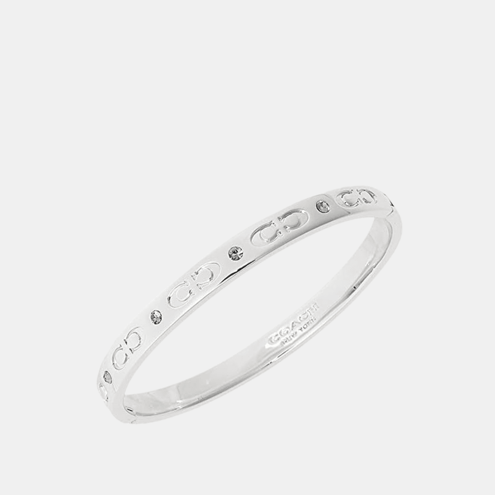 Coach Signature Hinged Bangle - DIVA ONLINE STORE