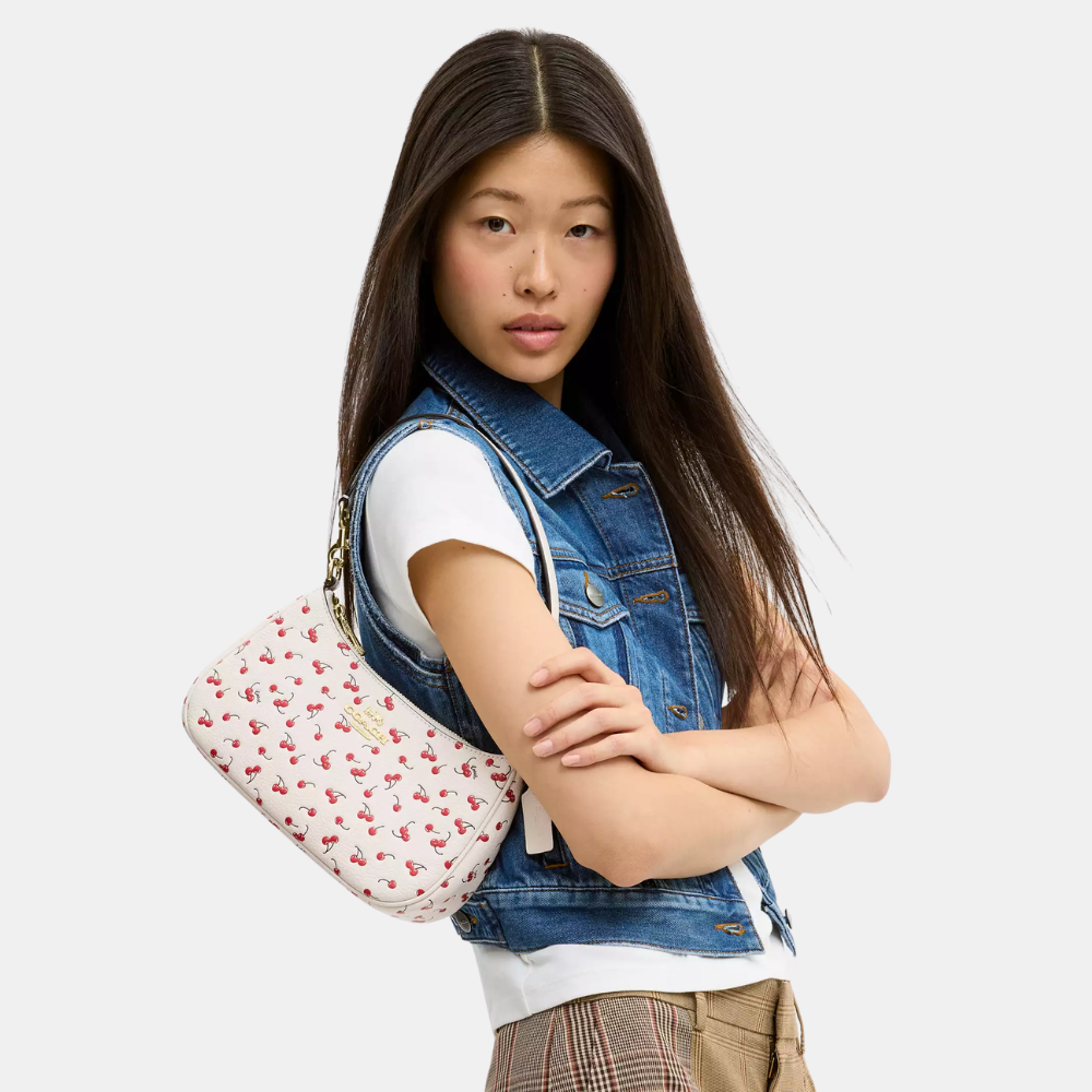 Coach Teri Shoulder Bag With Cherry Print