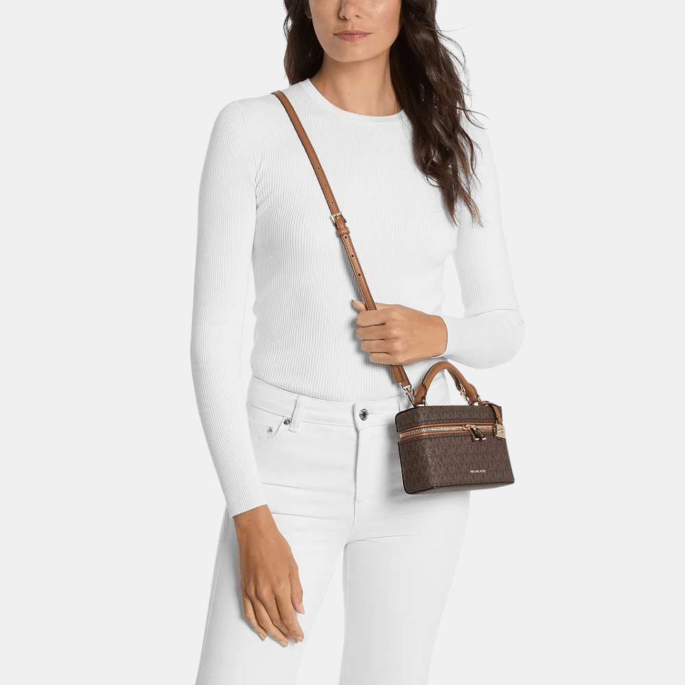 Michael Kors Jana Extra-Small Signature Logo Convertible Crossbody Bag - DIVA ONLINE STORE