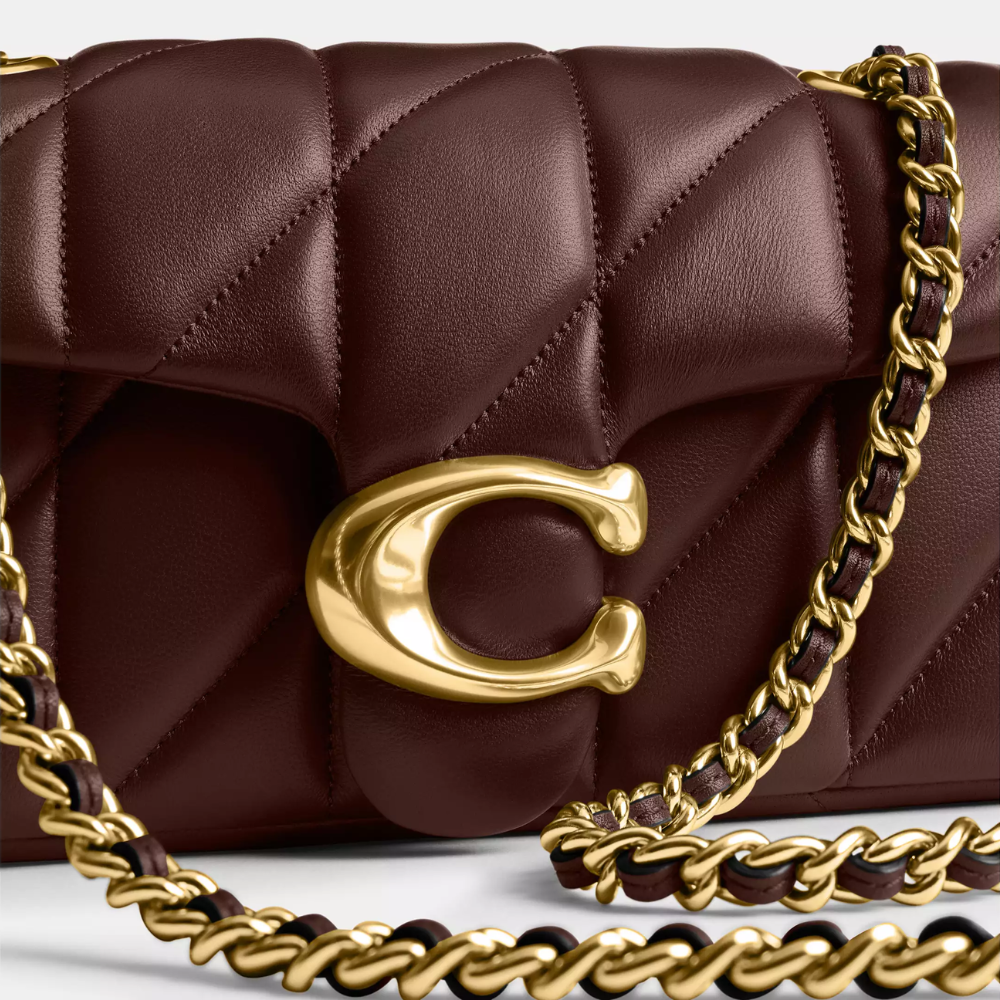 Coach Quilted Tabby 20 Shoulder Bag (Maple)