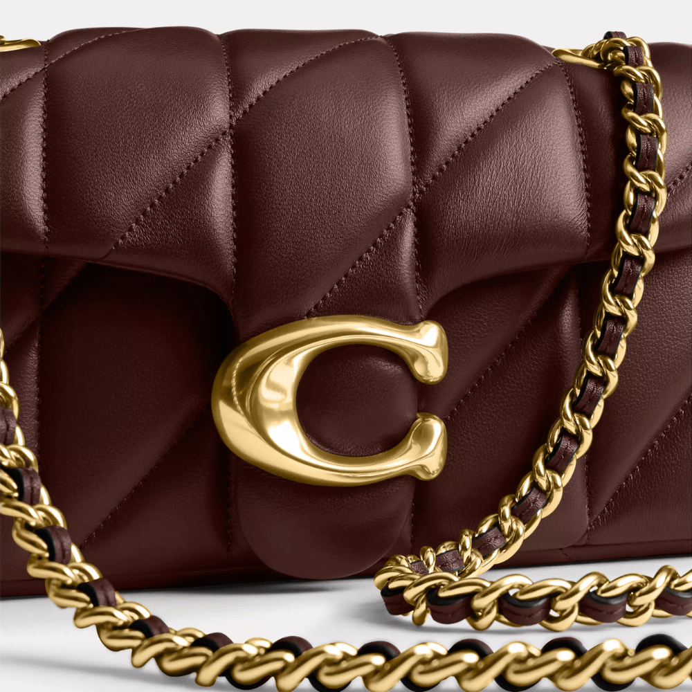 Coach Quilted Tabby 20 Shoulder Bag (Maple) - DIVA ONLINE STORE
