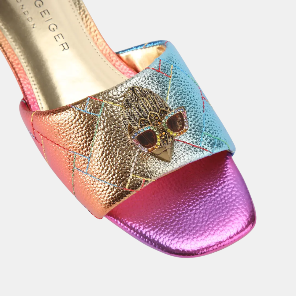Kurt Geiger Kensington Flat Sandal (Rainbow)