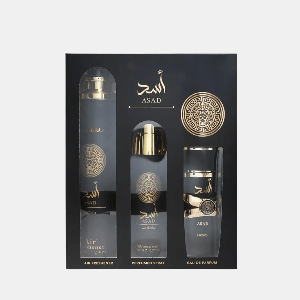 Lattafa Asad Gift Set For Men - DIVA ONLINE STORE