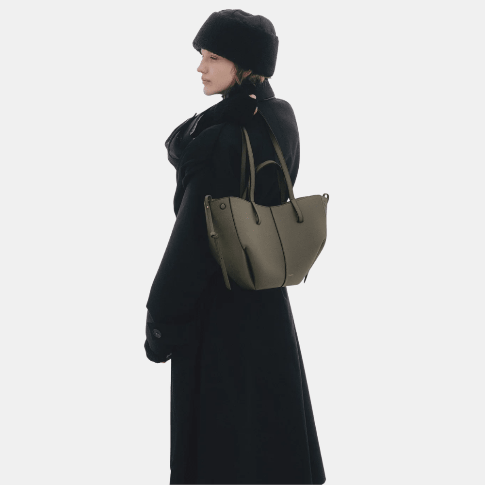 Polène Cyme Mini Edition Textured Smoky Green - DIVA ONLINE STORE