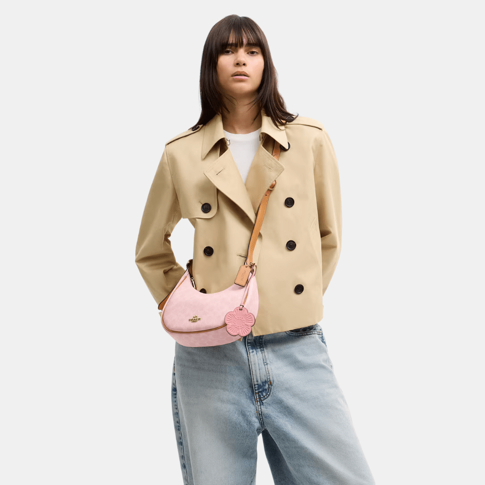 Coach Emily Shoulder Bag In Signature Canvas With Charms - DIVA ONLINE STORE