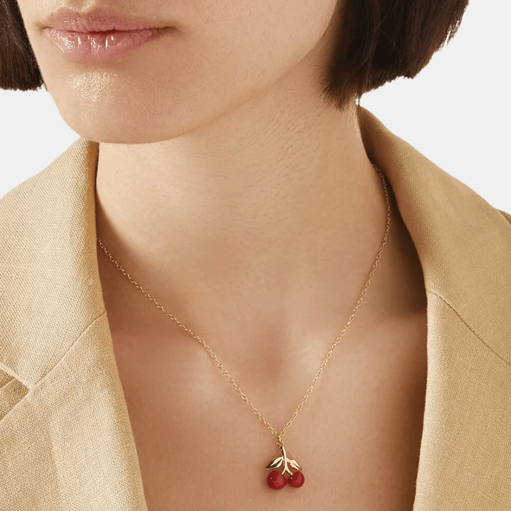 Coach Cherry Pendant Necklace - DIVA ONLINE STORE