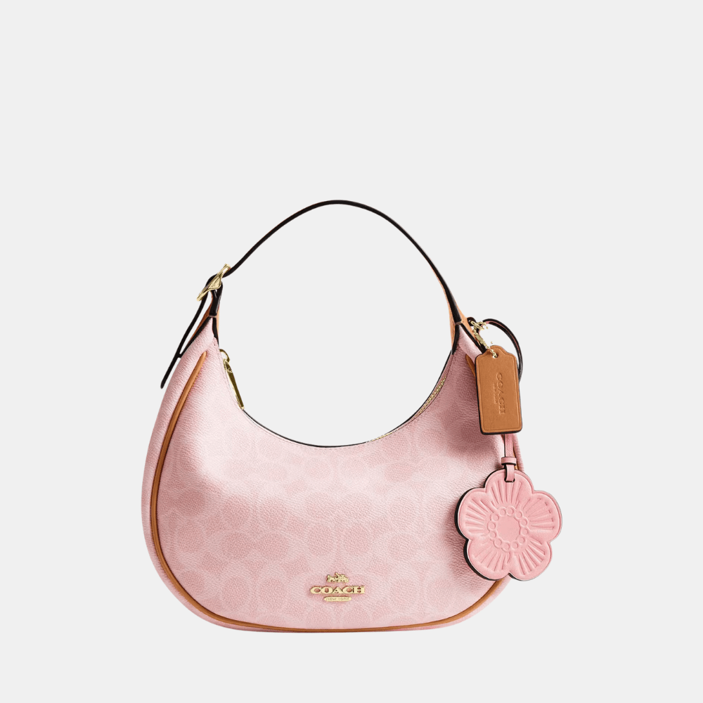 Coach Emily Shoulder Bag In Signature Canvas With Charms - DIVA ONLINE STORE