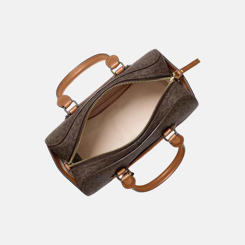 Michael Kors Jet Set Travel Extra-Small Signature Logo Duffel Crossbody Bag