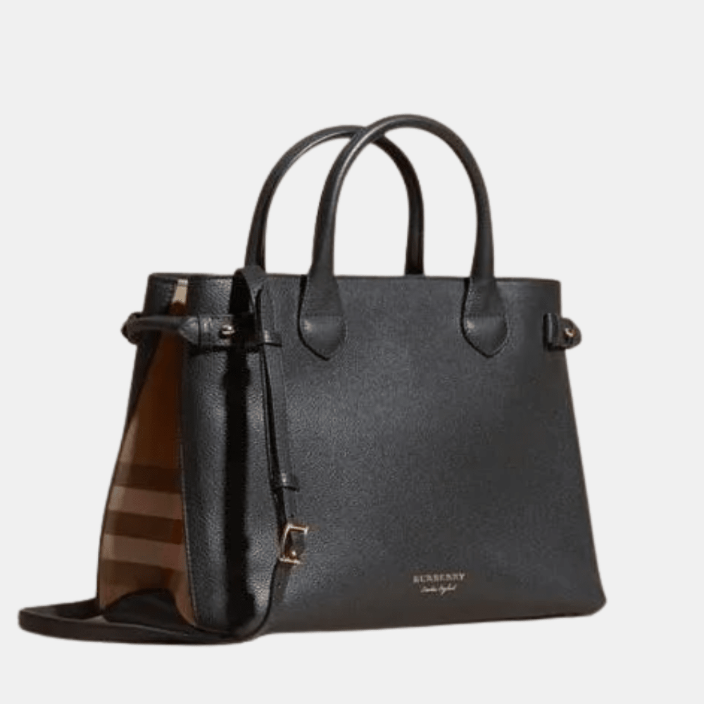 Burberry Banner Tote Bag (Black) - DIVA ONLINE STORE