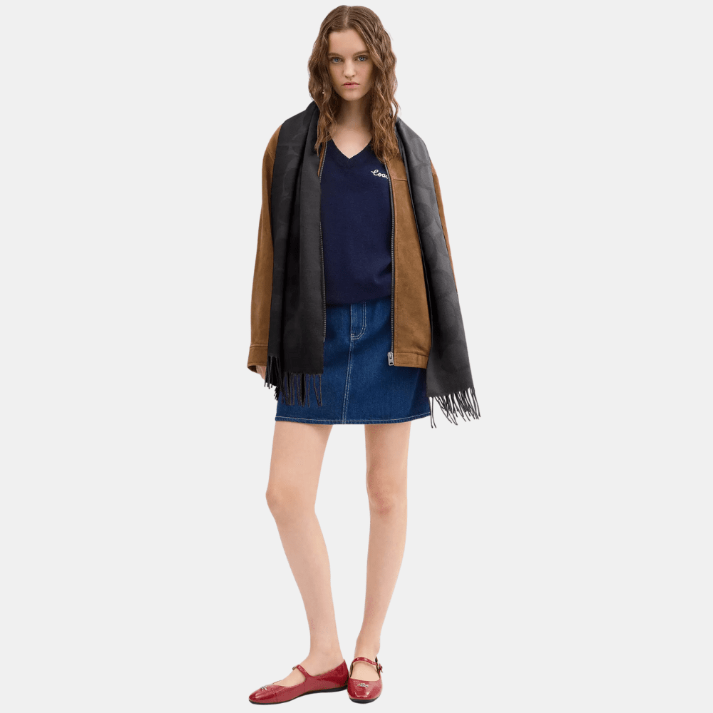 Coach Signature Oversized Muffler - DIVA ONLINE STORE