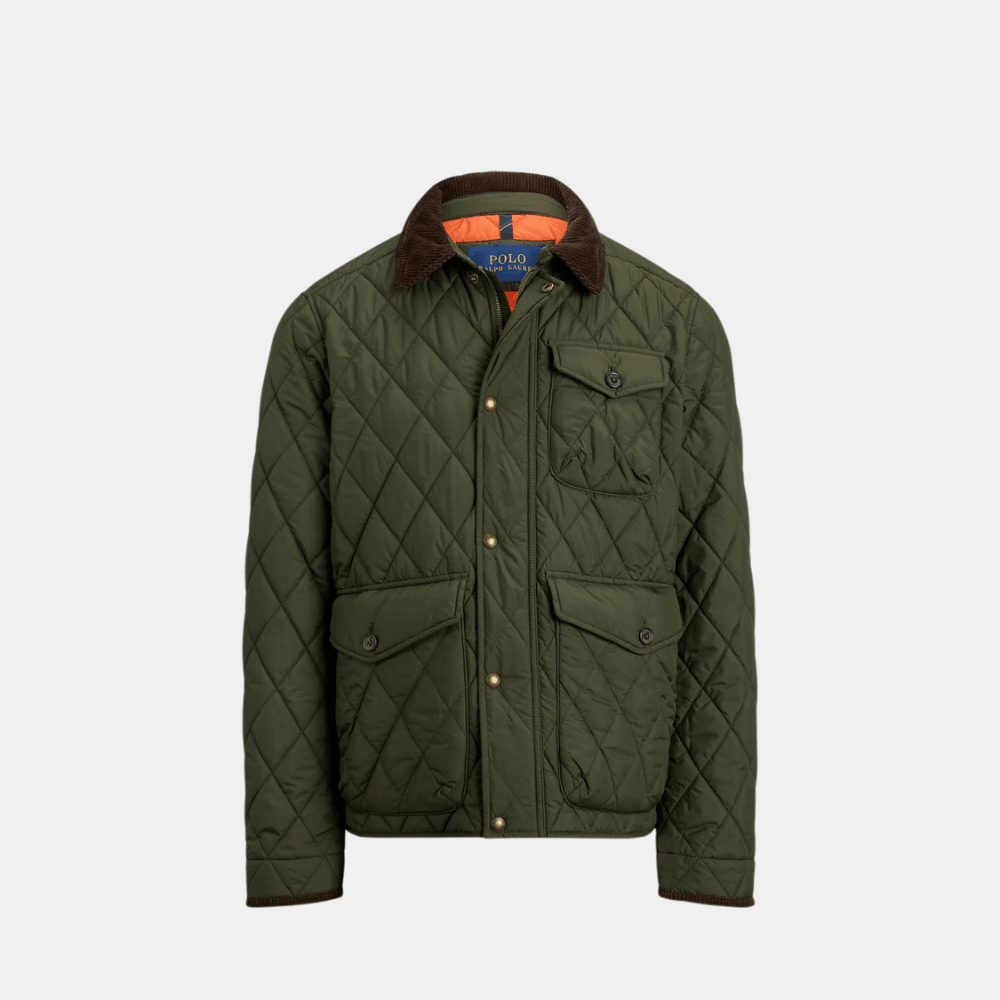 Ralph Lauren The Beaton Quilted Jacket (Company Olive) - DIVA ONLINE STORE