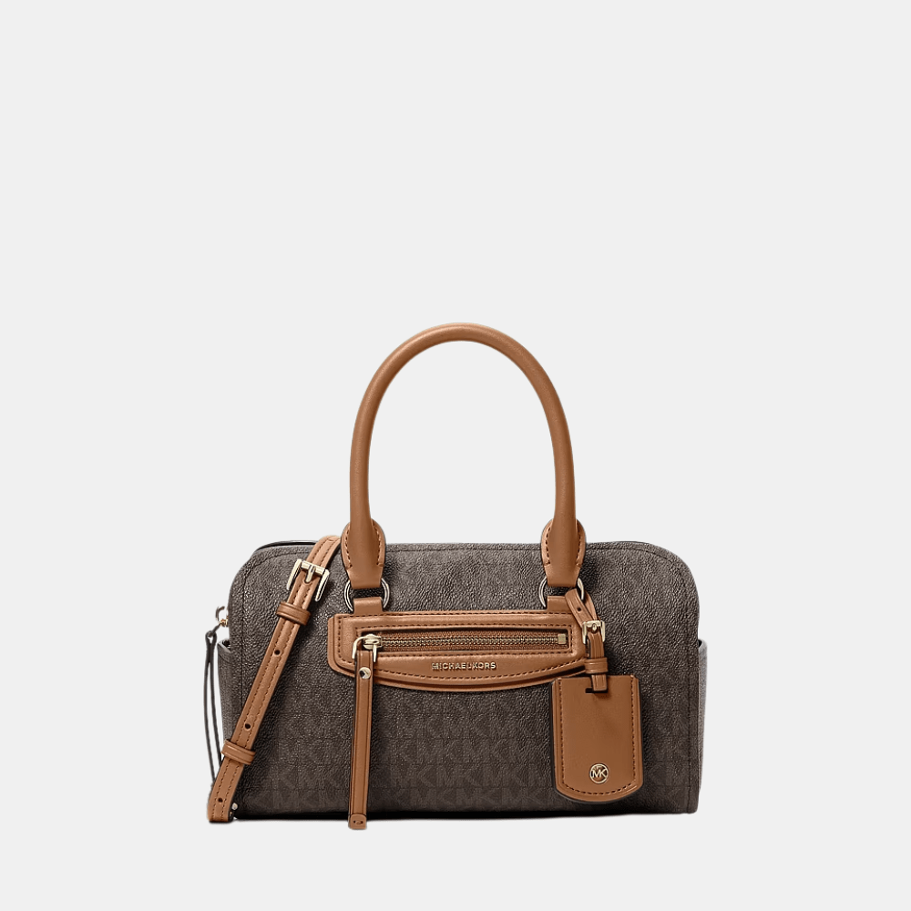 Michael Kors Jet Set Travel Extra-Small Signature Logo Duffel Crossbody Bag - DIVA ONLINE STORE