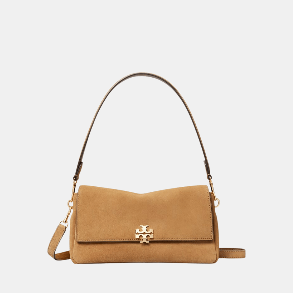 Tory Burch Small Charlie Suede Shoulder Bag - DIVA ONLINE STORE