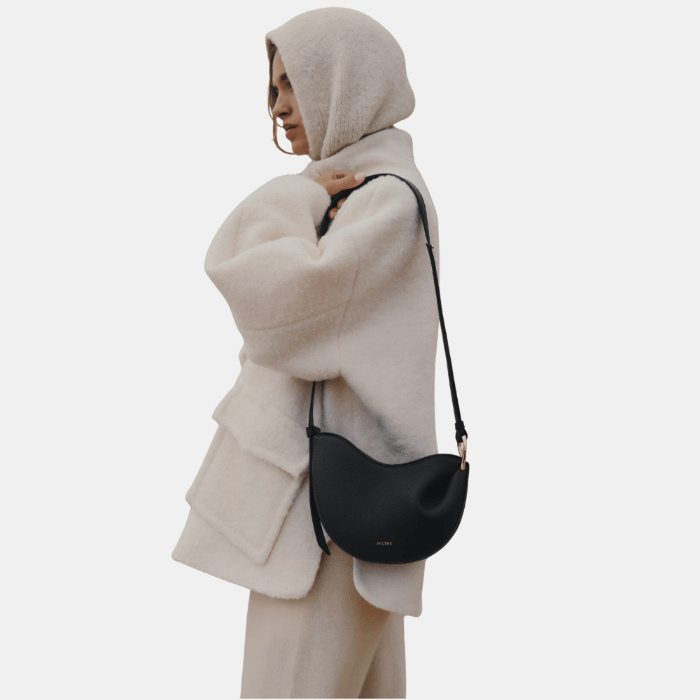 Polène Tonca Edition Textured Black - DIVA ONLINE STORE