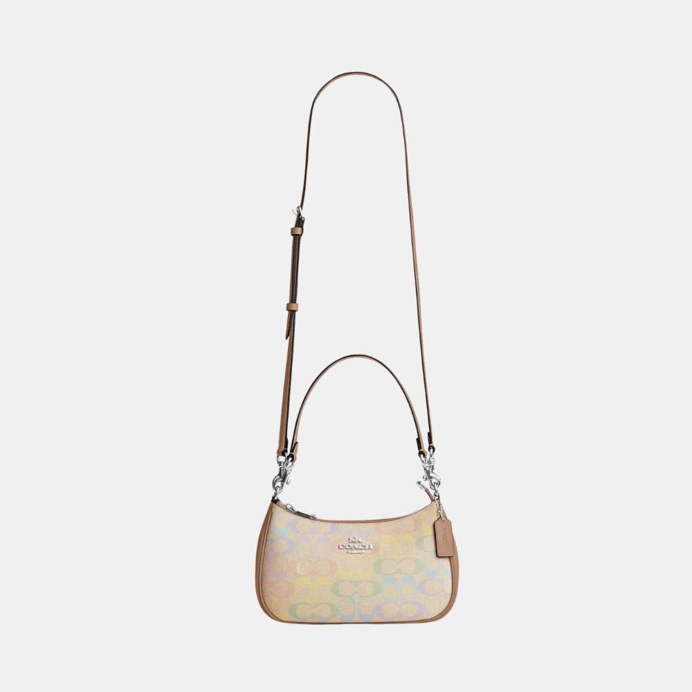 Coach Teri Shoulder Bag In Rainbow Signature Canvas - DIVA ONLINE STORE